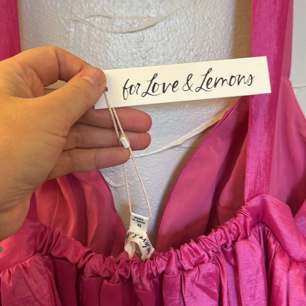 NWT for love and lemons selena mini dress size m perfect valentines dress - Picture 3 of 4